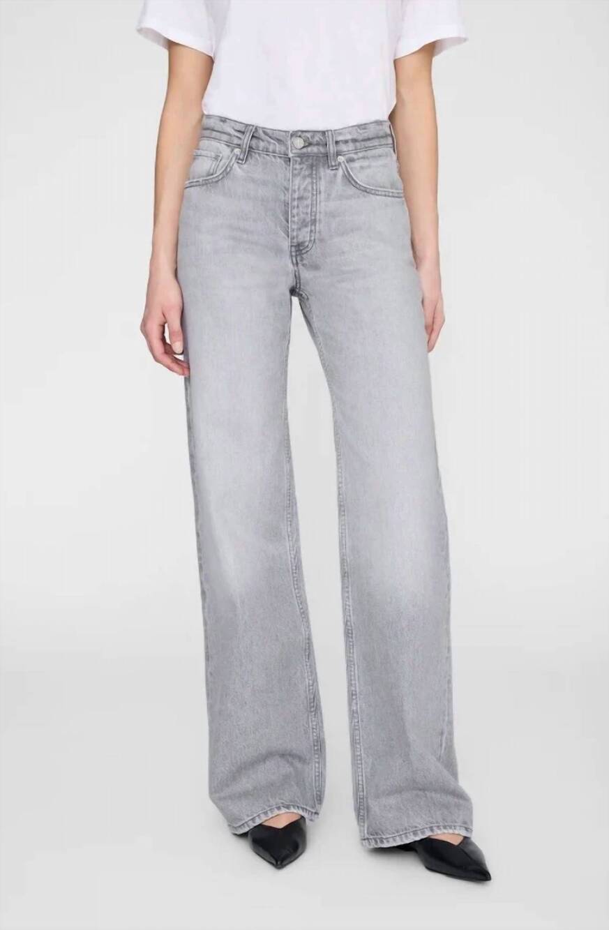 NEW ANINE BING hugh jean in grey
